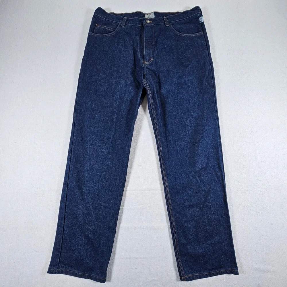 Tyndale FR Jeans Mens 40x32 Blue Flame Resistant Work Pants CAT 2 USA Made